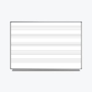 Wall-mount music whiteboard, 72w×48"h, luxor