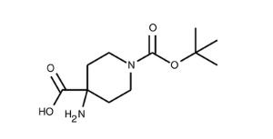 4-Amino-1-boc-piperidine-4-carboxylic acid