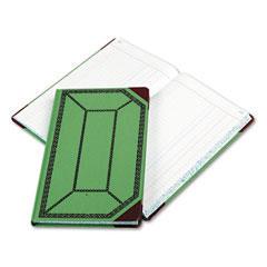 Boorum & Pease® Record and Account Book with Green and Red Cover, Essendant