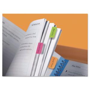 Durable Assorted Color Hanging File Folder Tabs, Post-it
