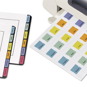 Printable Repositionable Plastic Tabs, Essendant