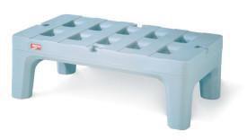 Bow-tie dunnage rack with microban