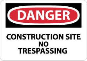 Trespassing and Property Signs, .040 Alum, National Marker