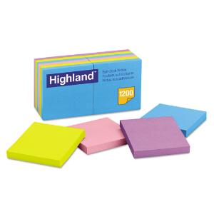 Highland™ Sticky Note Pads, Essendant