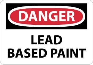 Lead and Asbestos Hazard Signs, National Marker