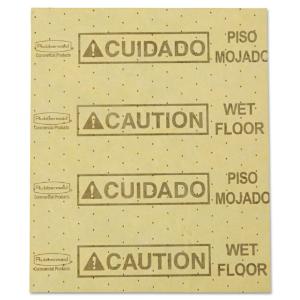 Pad absorbant 16OZ caution 16.5×20 pack 22