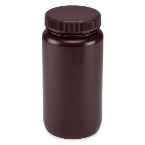 Bottle amber widemouthround HDPE 2 L