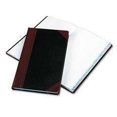Boorum & Pease® Record and Account Book with Black and Red Cover, Essendant
