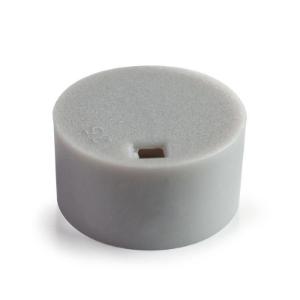 Coloured cap inserts for cryogenic vials, gray