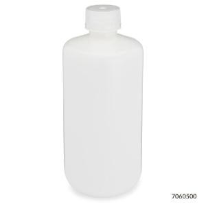 Bottle narrow mouth round HDPE 500 ml