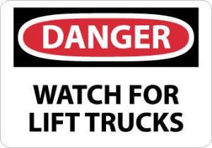 Crane and Forklift Signs, National Marker