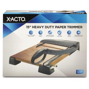 X-ACTO® Heavy-Duty Wood Base Paper Trimmer