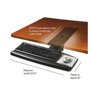 3M Sit/Stand Easy Adjust Keyboard Tray