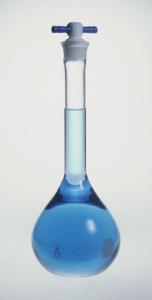 KIMAX® Volumetric Flasks with Color-Coded [ST] PTFE Stopper, Class A, Kimble Chase