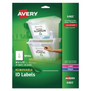 Removable Self-Adhesive ID Labels, Essendant