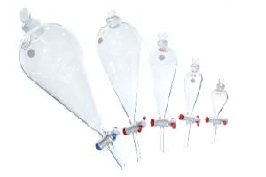 SP Wilmad-LabGlass Squibb Separatory Funnels with PTFE Plug, SP Industries