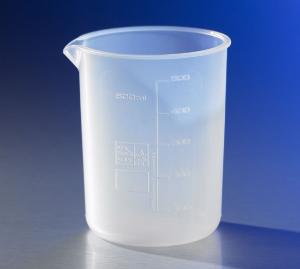Corning® Reusable Plastic Low Form Beakers, PFA, Corning