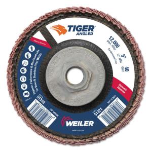 Tiger Zirconium Angled Flap Discs, 40C