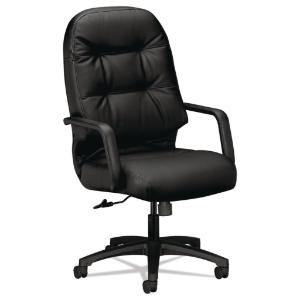 HON® 2090 Pillow-Soft® Series Executive High-Back Swivel/Tilt Leather Chair
