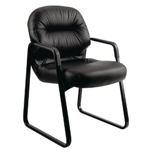 HON® 2090 Pillow-Soft® Series Leather Guest Arm Chair