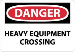 Equipment and Moving Hazard Signs, National Marker