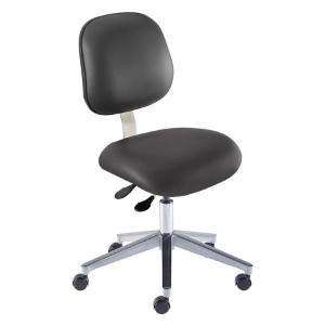 Chair EEA SRS ISO 7, caster, vinyl, black, 17 - 22"
