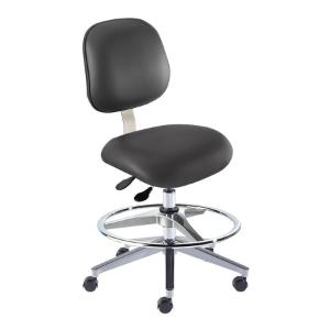 Chair EEA ISO 7, caster, AFP, vinyl, black, 19 - 26"