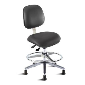 Chair EEA ISO 7, gliding, AFP, vinyl, black, 19 - 26"