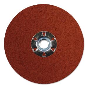 Tiger Ceramic Resin Fiber Discs, 5", 24 Grit