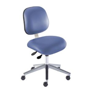 Chair EEA SRS ISO 7, caster, vinyl, blue, 17 - 22"