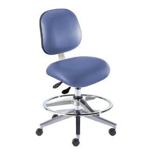 Chair EEA ISO 7, caster, AFP, vinyl, blue, 19 - 26"