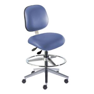 Chair EEA ISO 7, caster, AFP, vinyl, blue, 22 - 32"