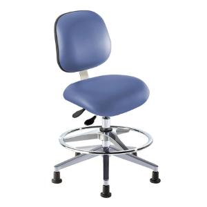 Chair EEA ISO 7, gliding, AFP, vinyl, blue, 19 - 26"