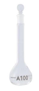 Volumetric flask wide neck 20 ml with certificate