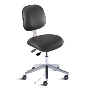 Chair EEA SRS ISO 7, ESD caster, black, 17 - 22"