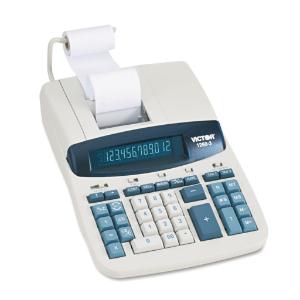 Victor® 1260-3 Two-Color Heavy-Duty Printing Calculator