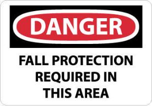 Fall Protection Signs, National Marker