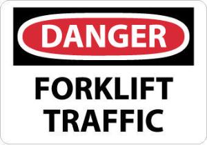Crane and Forklift Signs, National Marker