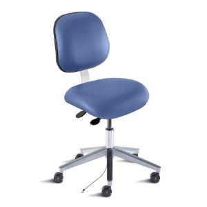 Chair EEA SRS ISO 7, ESD caster, blue, 17 - 22"