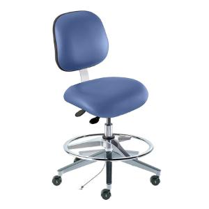Chair EEA ISO 7, ESD caster, AFP, blue, 19 - 26"