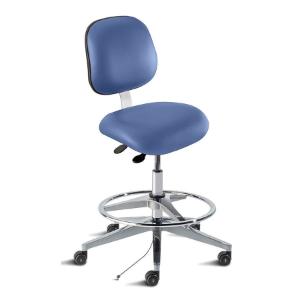 Chair EEA ISO 7, ESD caster, AFP, blue, 22 - 32"