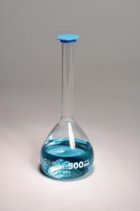 Volumetric flask, glass, class B