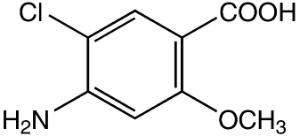4-Amino-5-chloro-2-methoxybenzoic acid 98+%