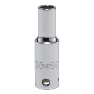 Tether-Ready Drive Deep Sockets, 8 mm, 12 Points