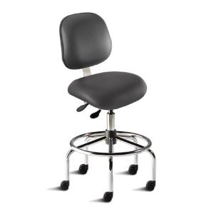 Chair EES SRS ISO 8, caster, vinyl, black, 25 - 32"