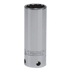 Tether-Ready Drive Deep Sockets, 19 mm Tip, 12 Points