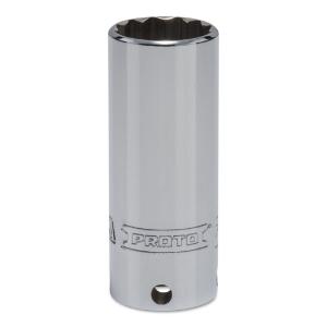 Tether-Ready Drive Deep Sockets, 21 mm Tip, 12 Points