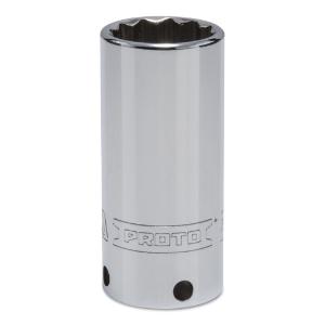 Tether-Ready Drive Deep Sockets, 23 mm Tip, 12 Points