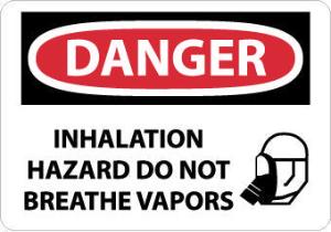 Chemical OSHA Danger Signs, Poison, National Marker