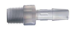 Masterflex® Adapter Fittings, Hose Barb to Male NPT Threaded, Straight, Brass, Avantor®
